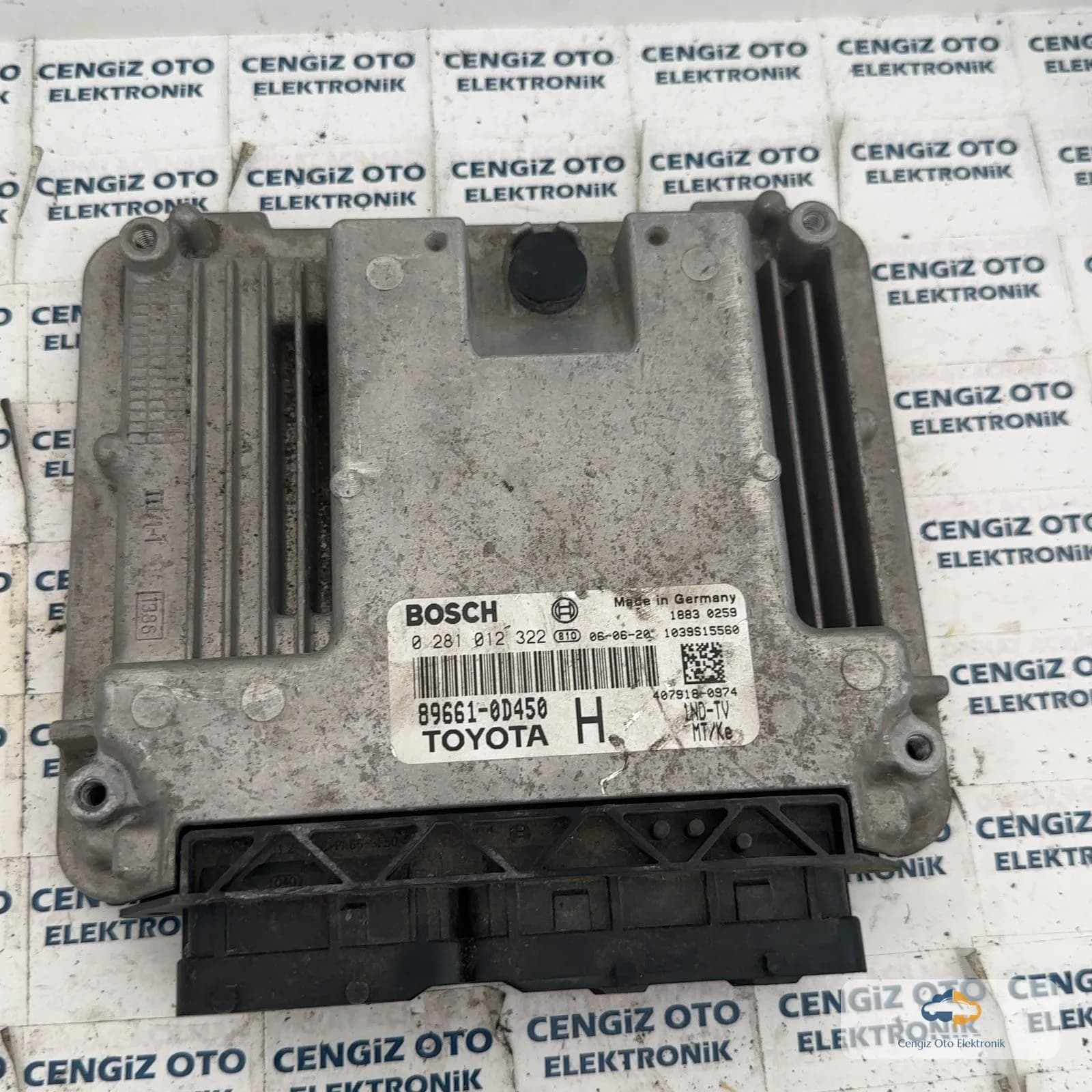 Toyota Toyota Yaris II XP90 Motor Beyini - 0 281 012 322 - 89661-0D450 - 1039S15560