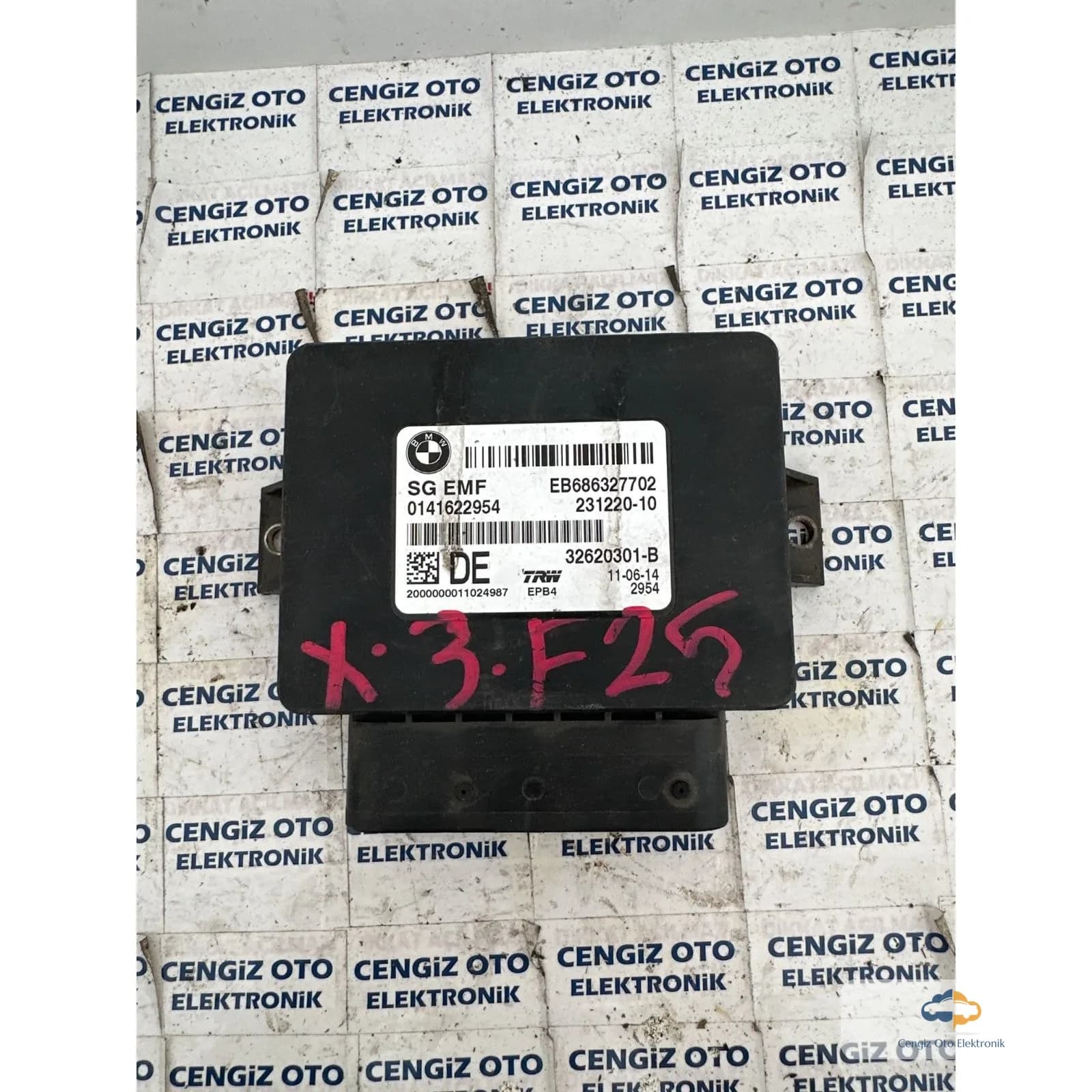 Bmw 5 Serisi F10 X3 F25 Kontrol Modülü - 32620301-B - EB686327702 - 6863277