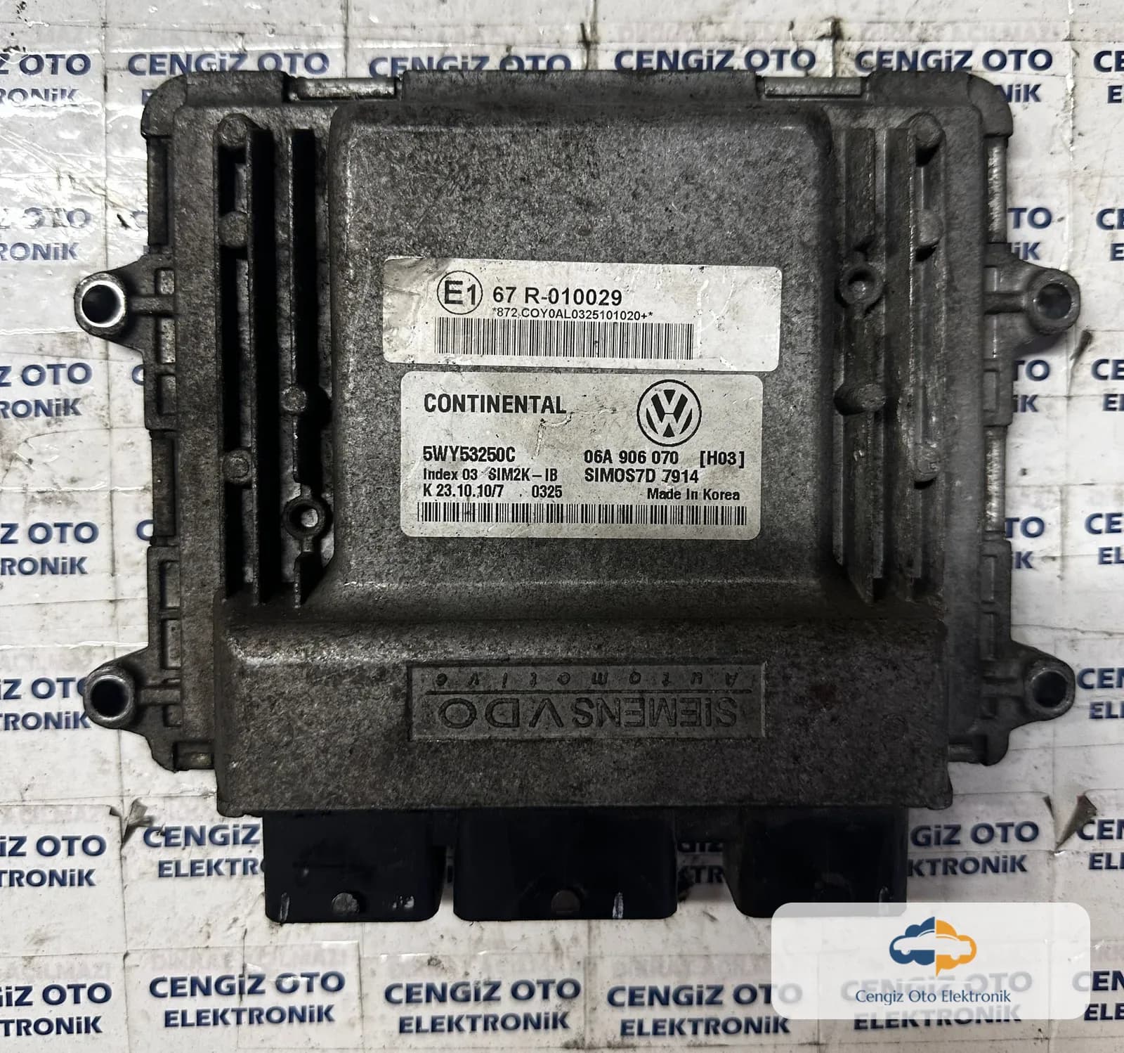 Volkswagen Motor Beyini - 5WY53250C - 06A906070 - 06A 906 070
