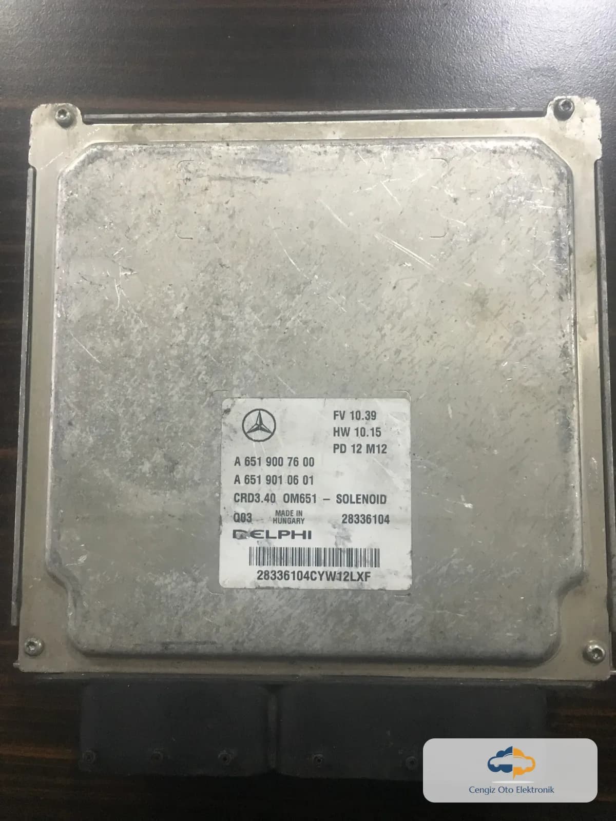 Mercedes W246 Motor Beyini - A6519007600 - A6519010601