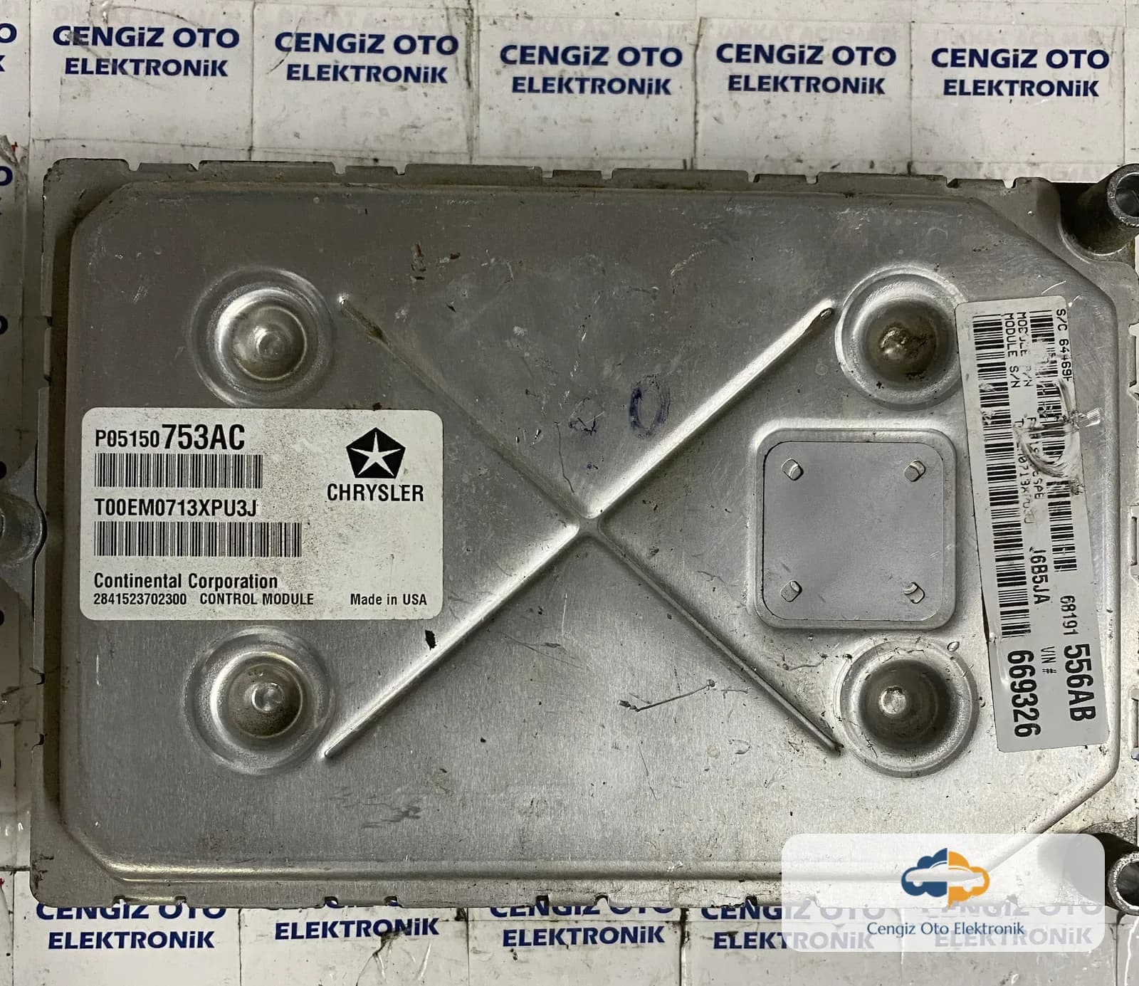 Chrysler Motor Beyini - P05150753AC - T00EM0713XPU3J