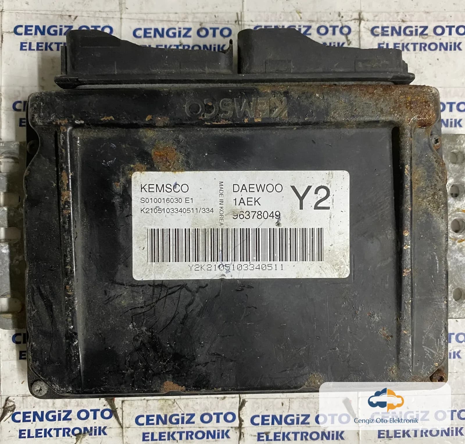 Daewoo / Chevrolet Tacuma / Rezzo (U100) Motor Beyini (ECU / Engine Control Unit) - S010016030E1 - 96378049 - S010016030
