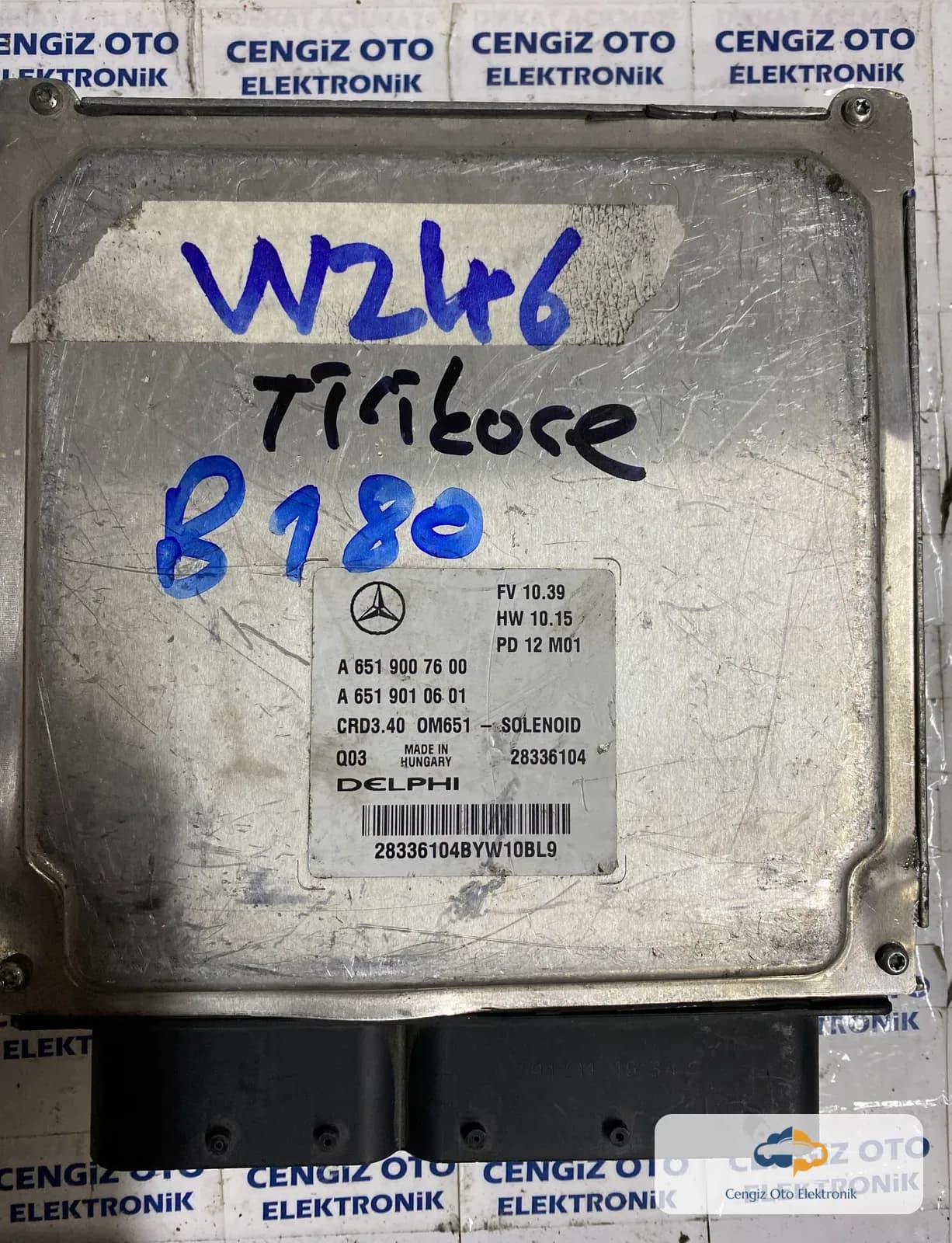 Mercedes Motor Beyini - A6519007600 - A 651 900 76 00 - A6519010601 - A 651 901 06 01