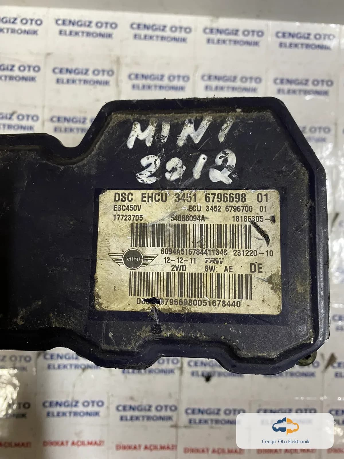 Mini Cooper ABS Beyini -  3451 6763398 01 - 3451676339801