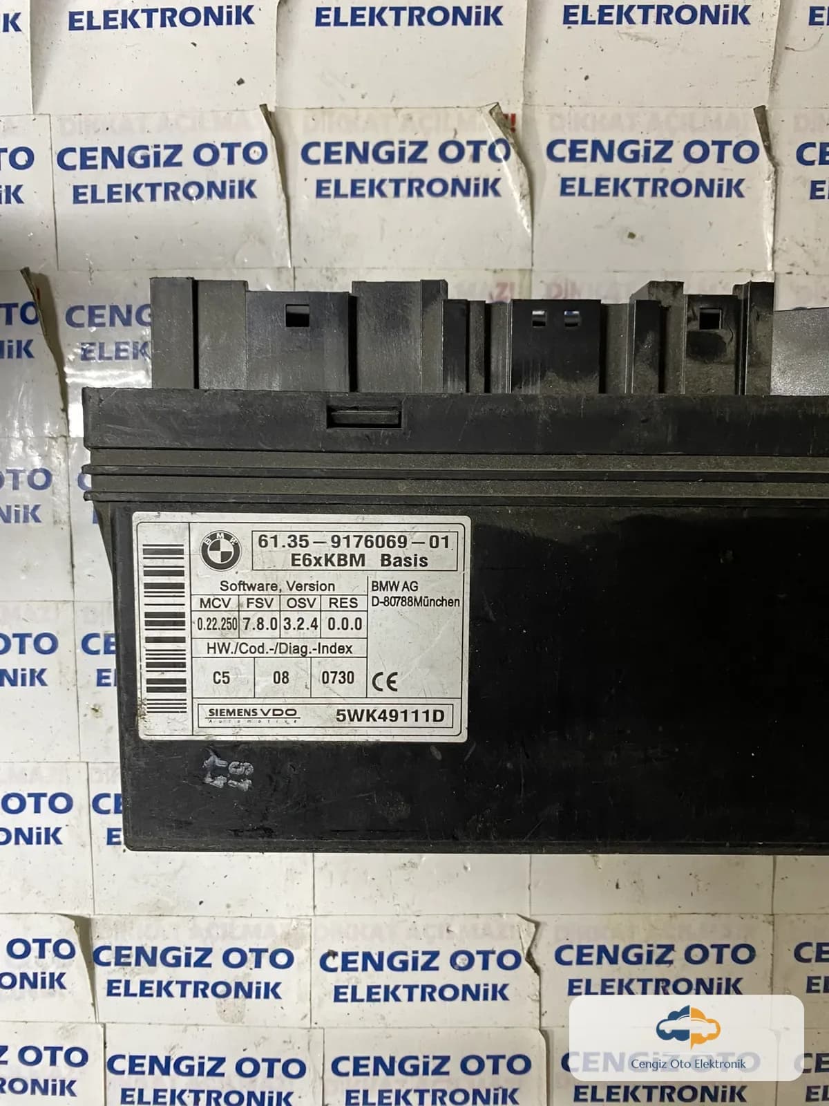 BWM 5 Serisi Kontrol Ünitesi - 6135917606901 - 61.35-9176069-01