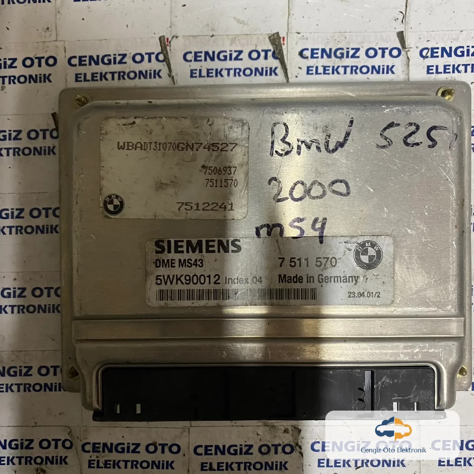 BMW E46 3.30 Motor Beyini - 5WK90012 - 7511570 - 7 511 570