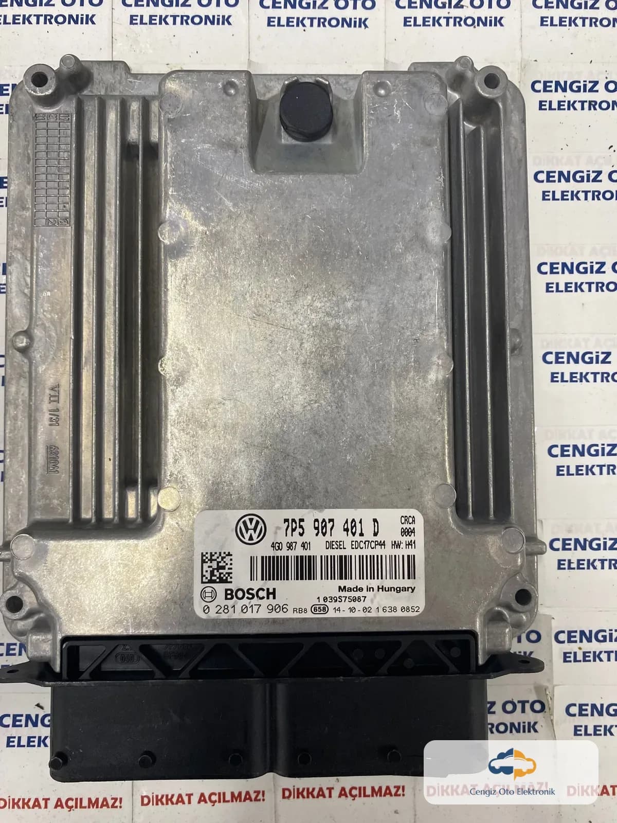 Porsche Cayenne 3.0 Motor Beyini - 0281017906 - 0 281 017 906 - 7P5907401D - 7P5 907 401 D