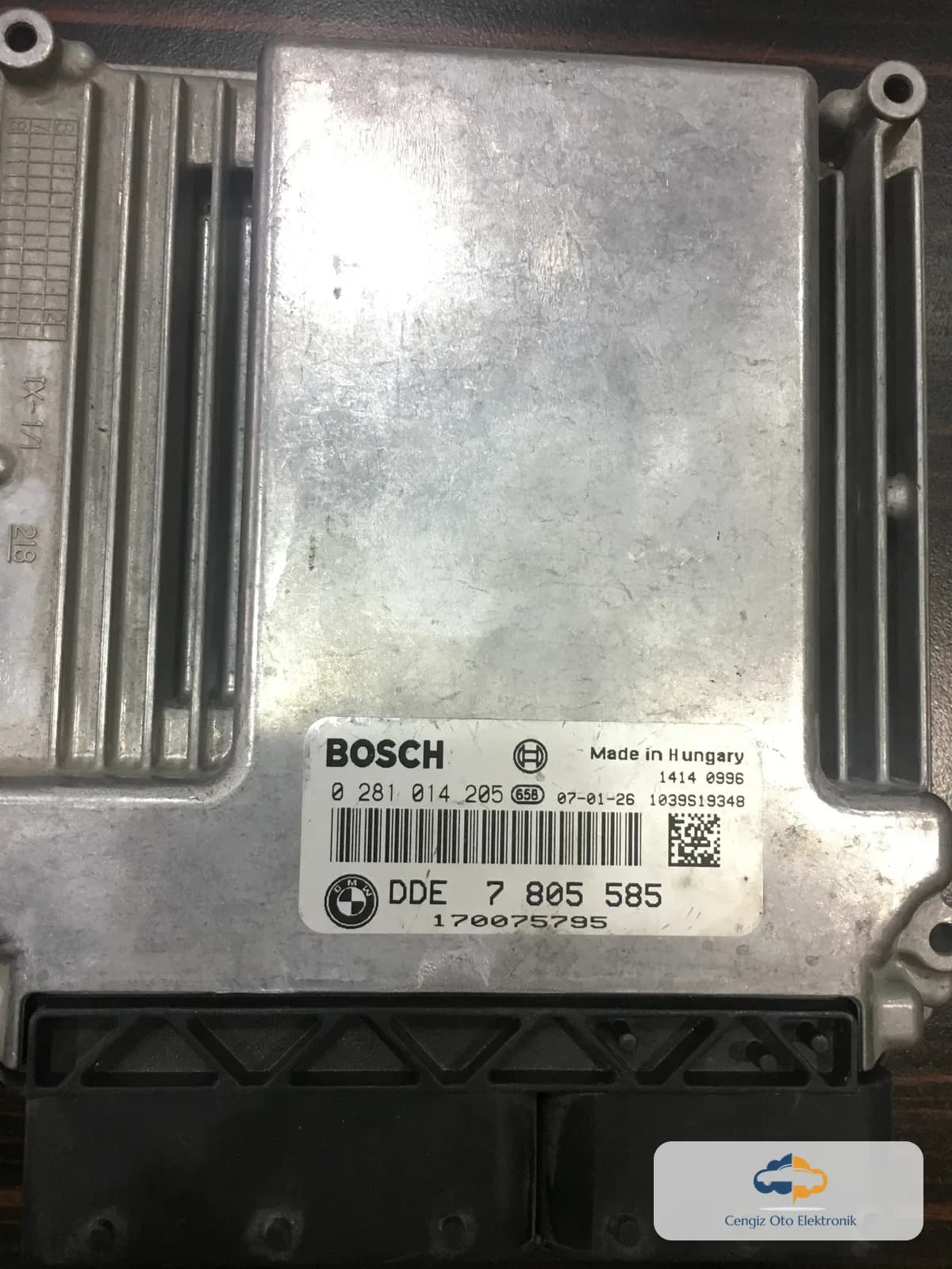 BMW X5 MOTOR BEYİNİ - 0281014205 - DDE7805585