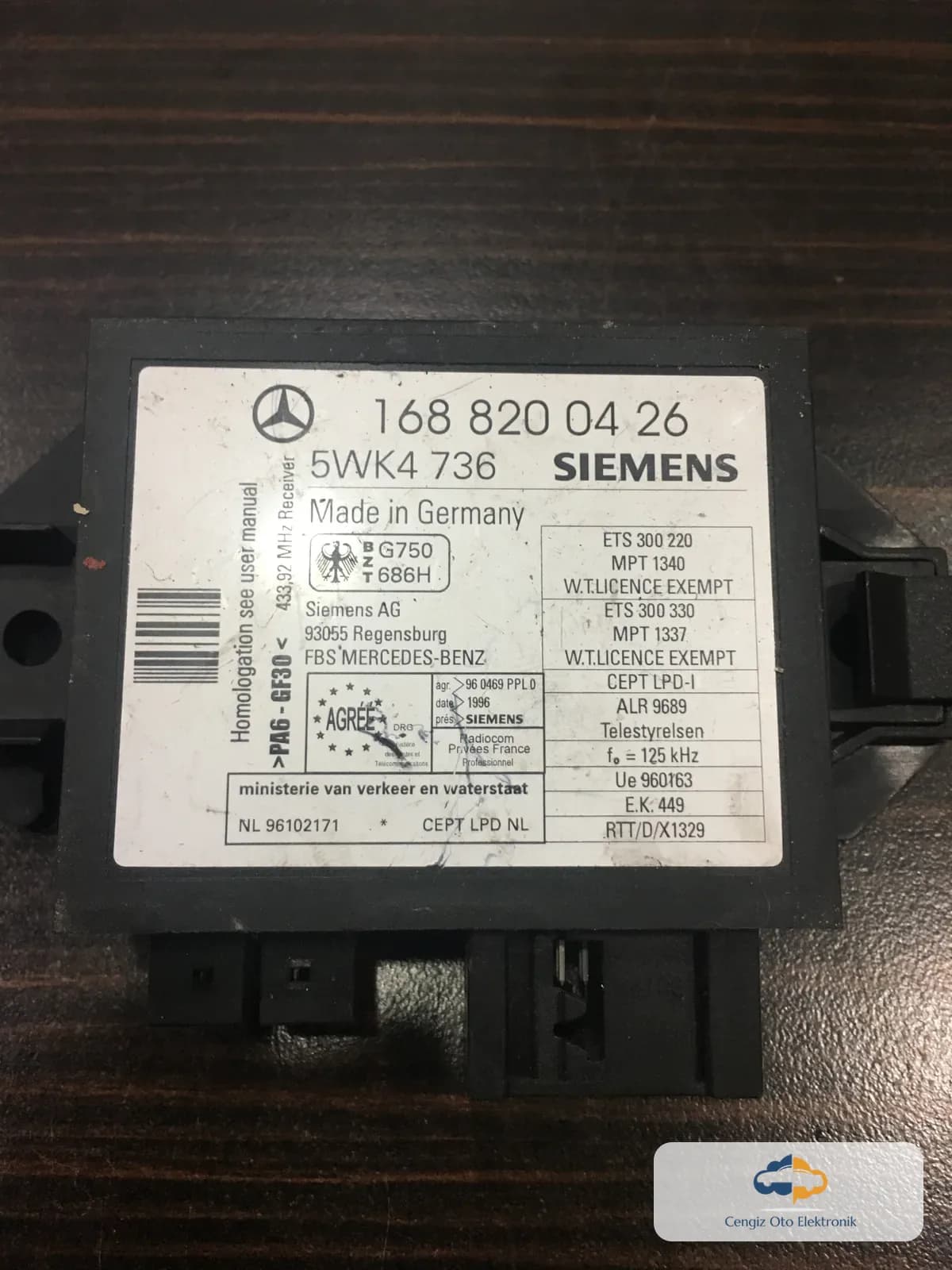 Mercedes A Class W168 - 1688200426 - 5WK4736