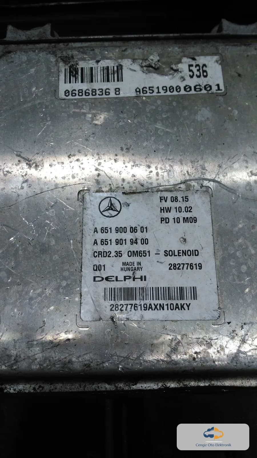 Mercedes-Benz Sprinter II (W906 / NCV3) Motor Beyini / Motor Kontrol Ünitesi (ECU / ECM) - A6519019400 - A6519000601
