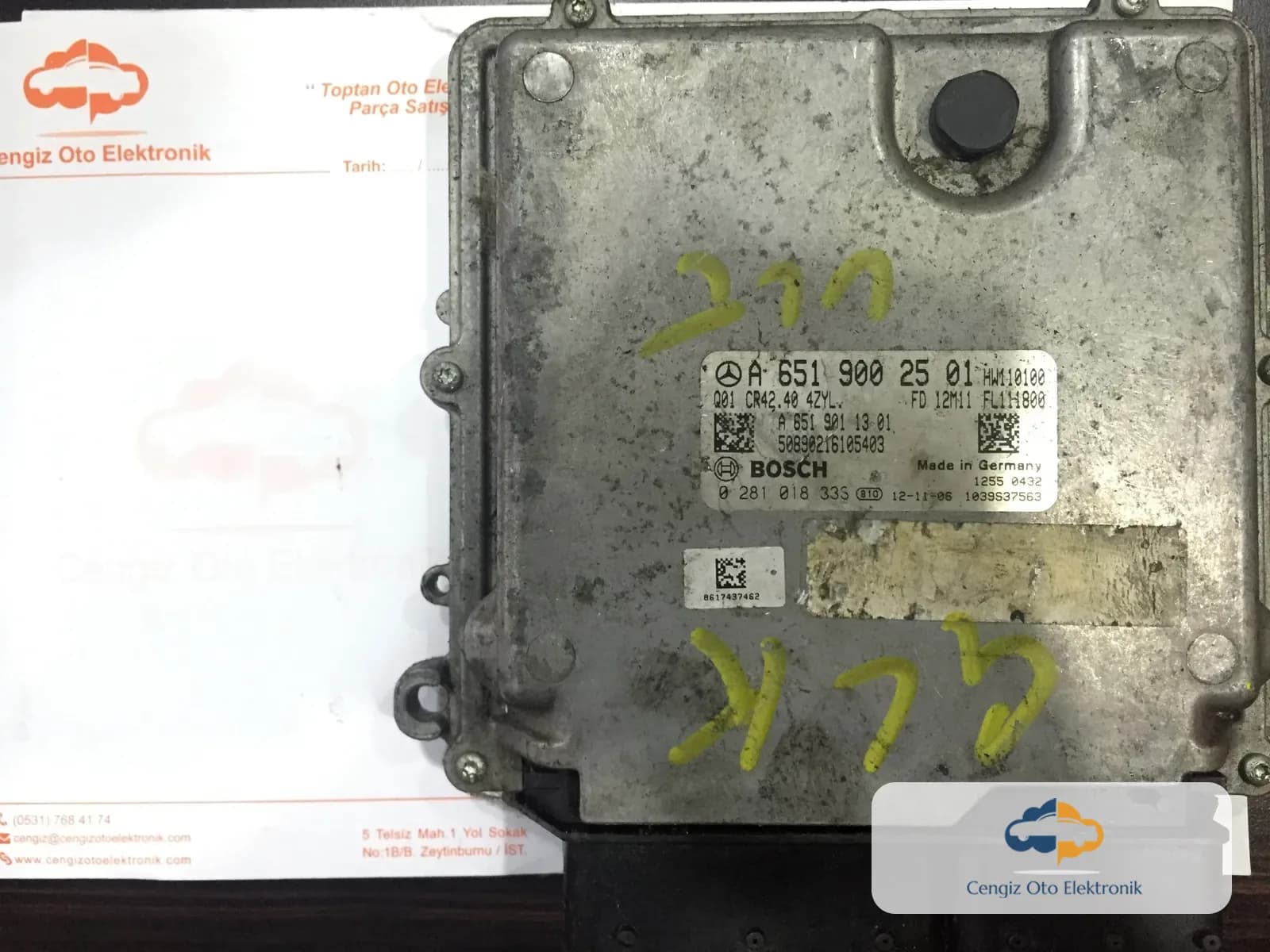 Mercedes X204 3.0 CDI- A6519002501 - 0281018333