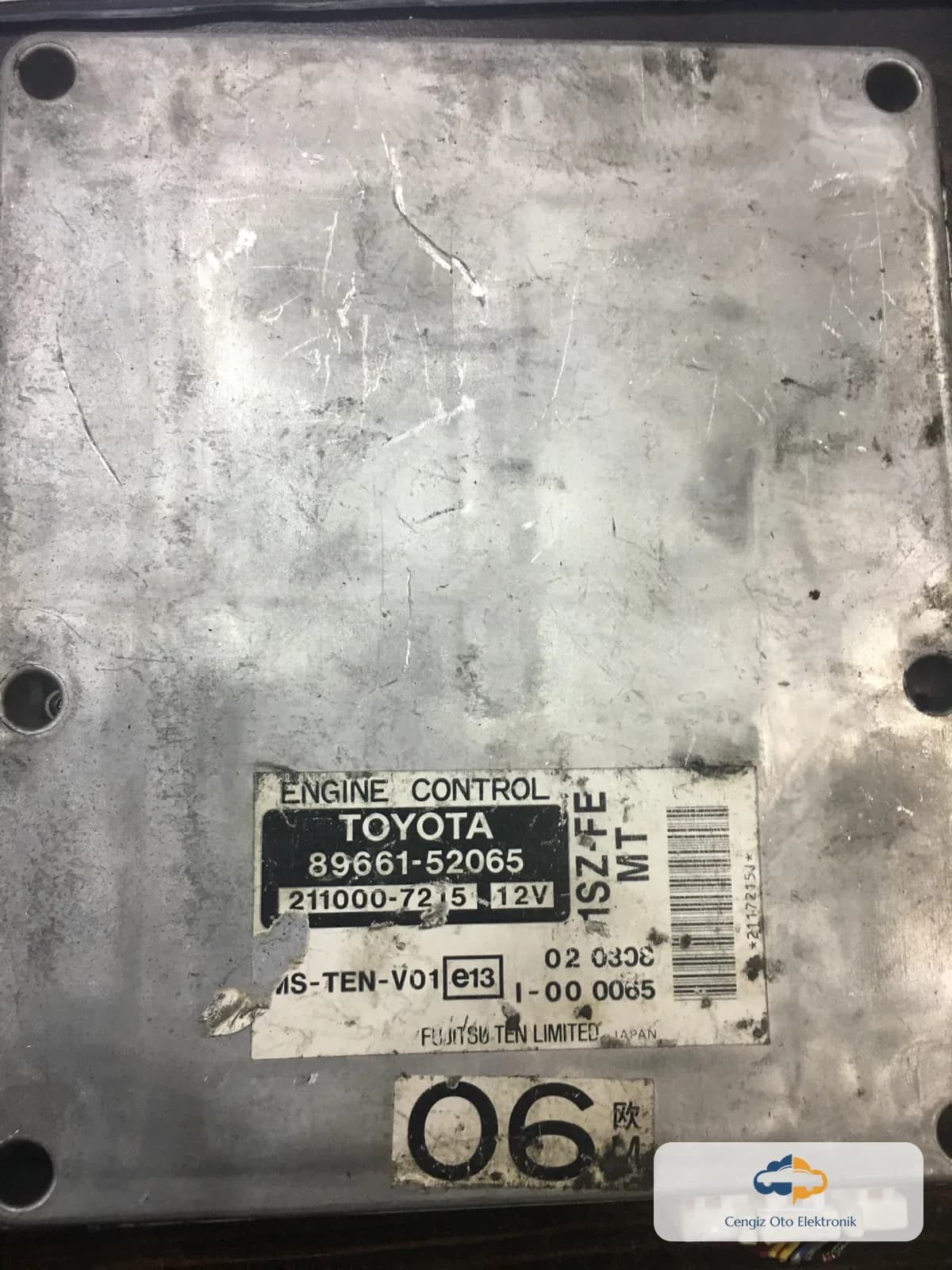 Toyota Yaris Motor Beyini - 89661-52065 - 2110007215