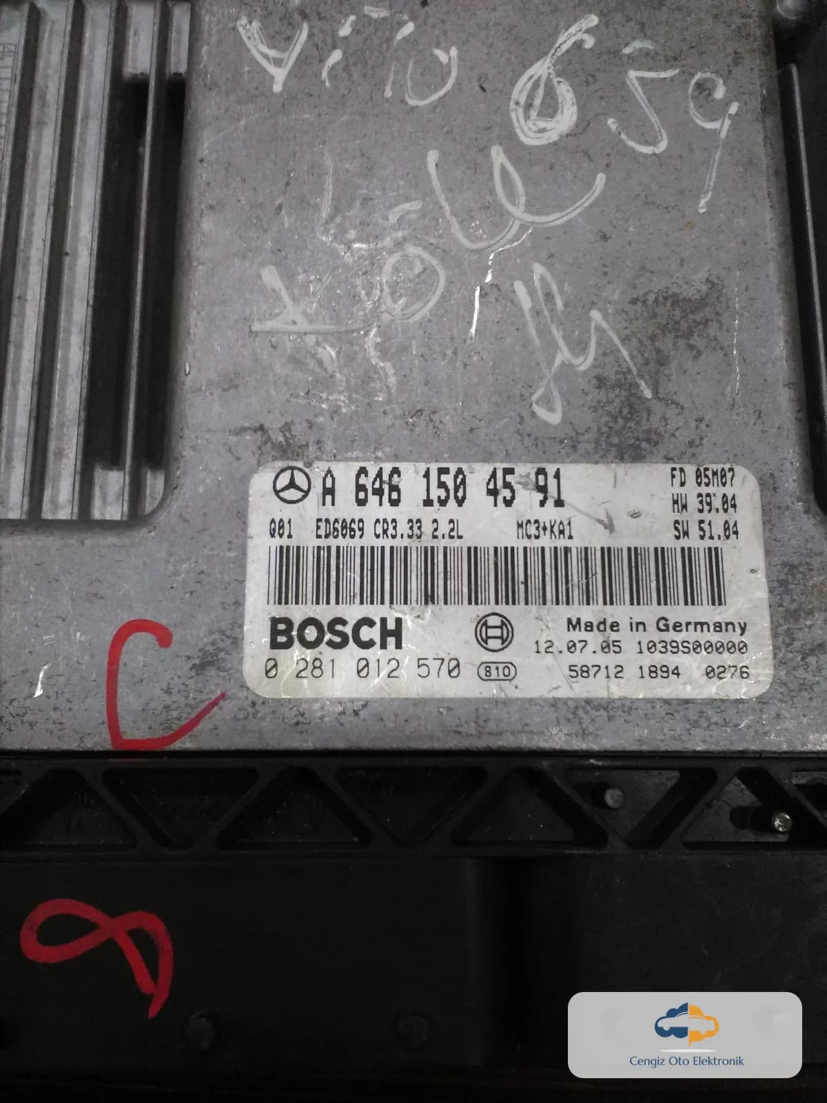 Mercedes-Benz Mercedes-Benz Vito / Viano (W639) Motor Beyni / Motor Kontrol Ünitesi (ECU - Engine Control Unit)