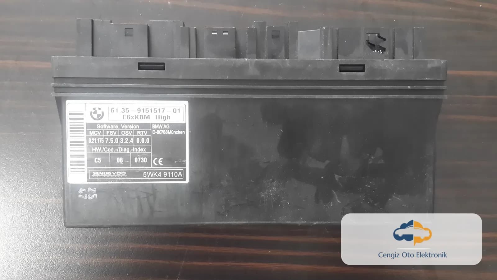Bmw Ecu Kontrol Ünitesi - 61.35-9151517-01