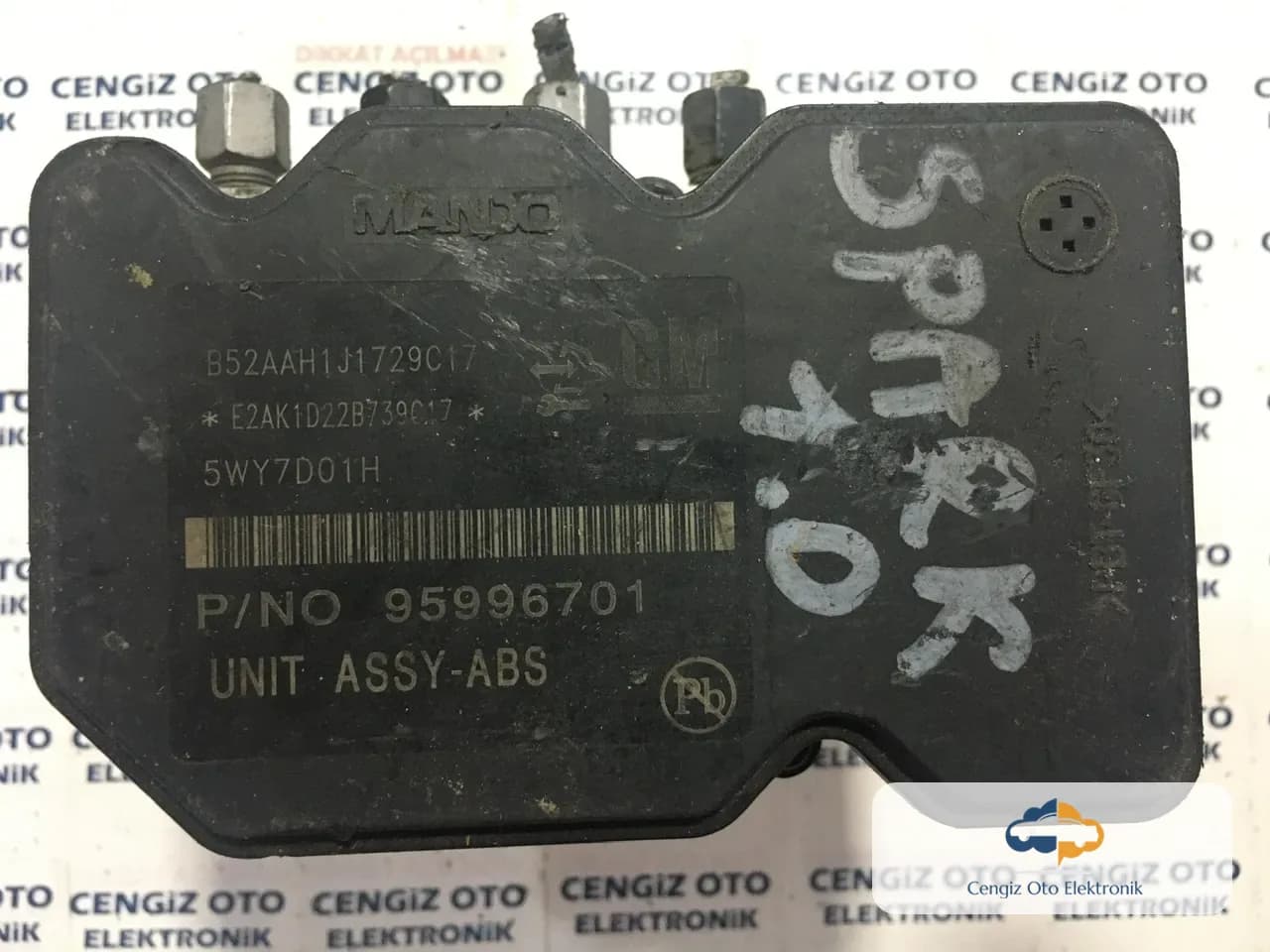 Chevrolet Spark Abs Beyini - B52AAH1729C17