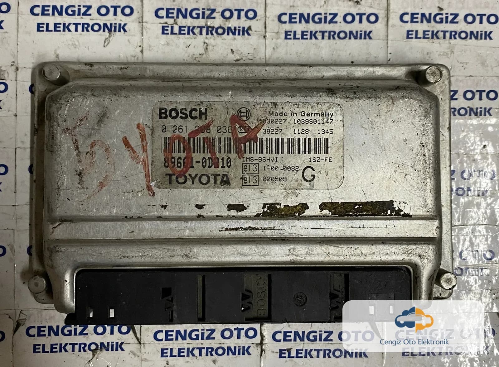Toyota Yaris 1.0 Motor Beyini - 0261208036 - 89661-0D210