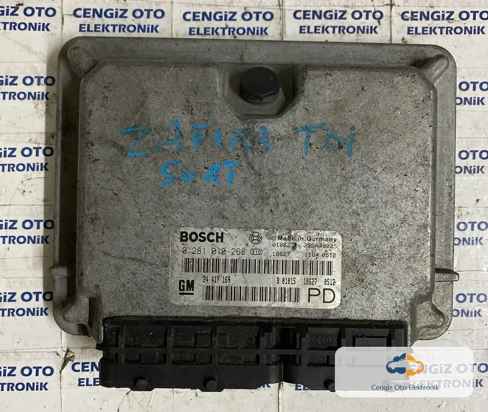 Opel Astra Zafira Motor Beyini - 0281010268 - 0 281 010 268