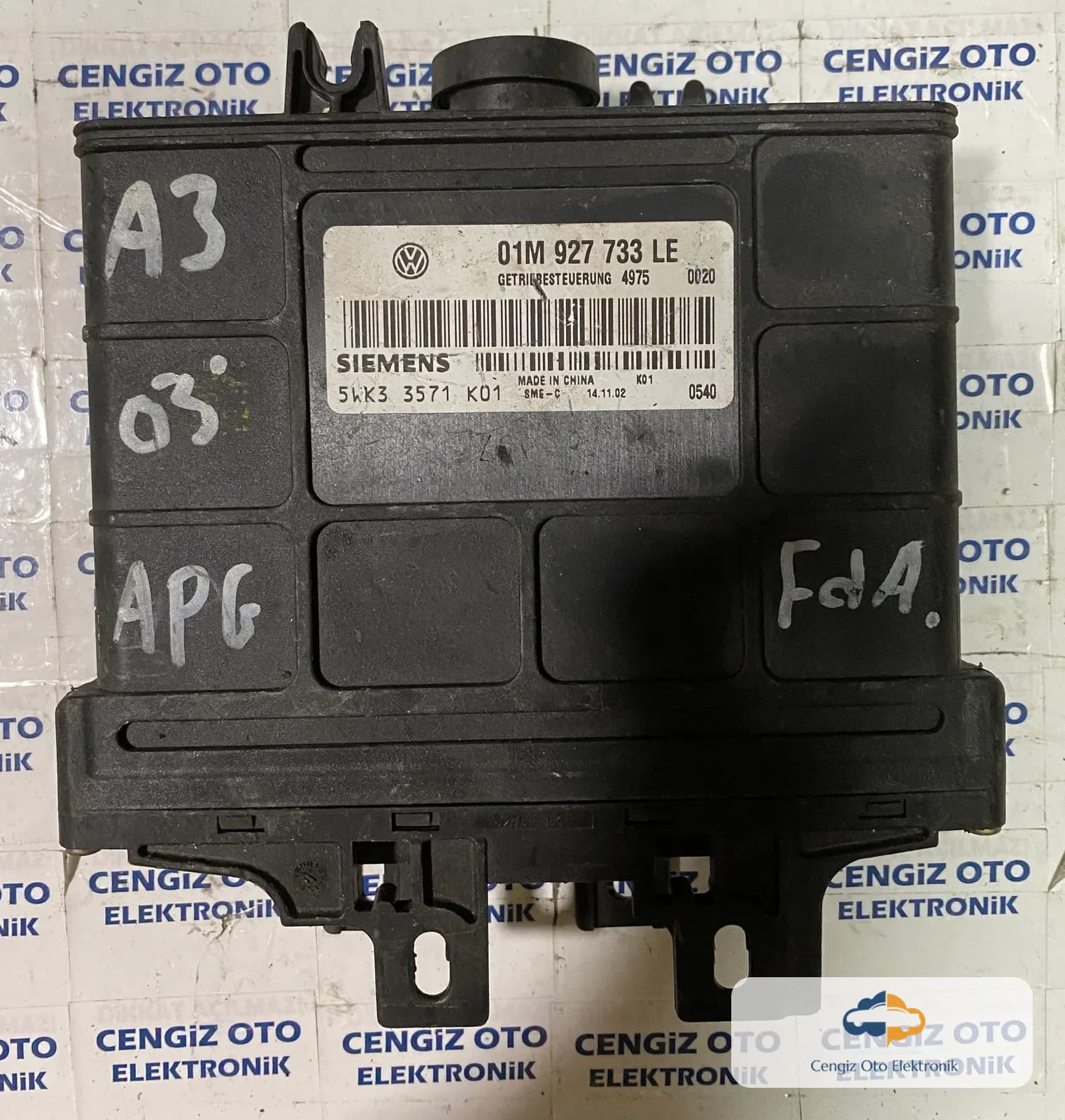 Volkswagen - Audi - Seat Leon 1.8 20V Şanzıman Beyini - 01M927733LE - 01M 927 733 LE - 5WK3 3571 K01