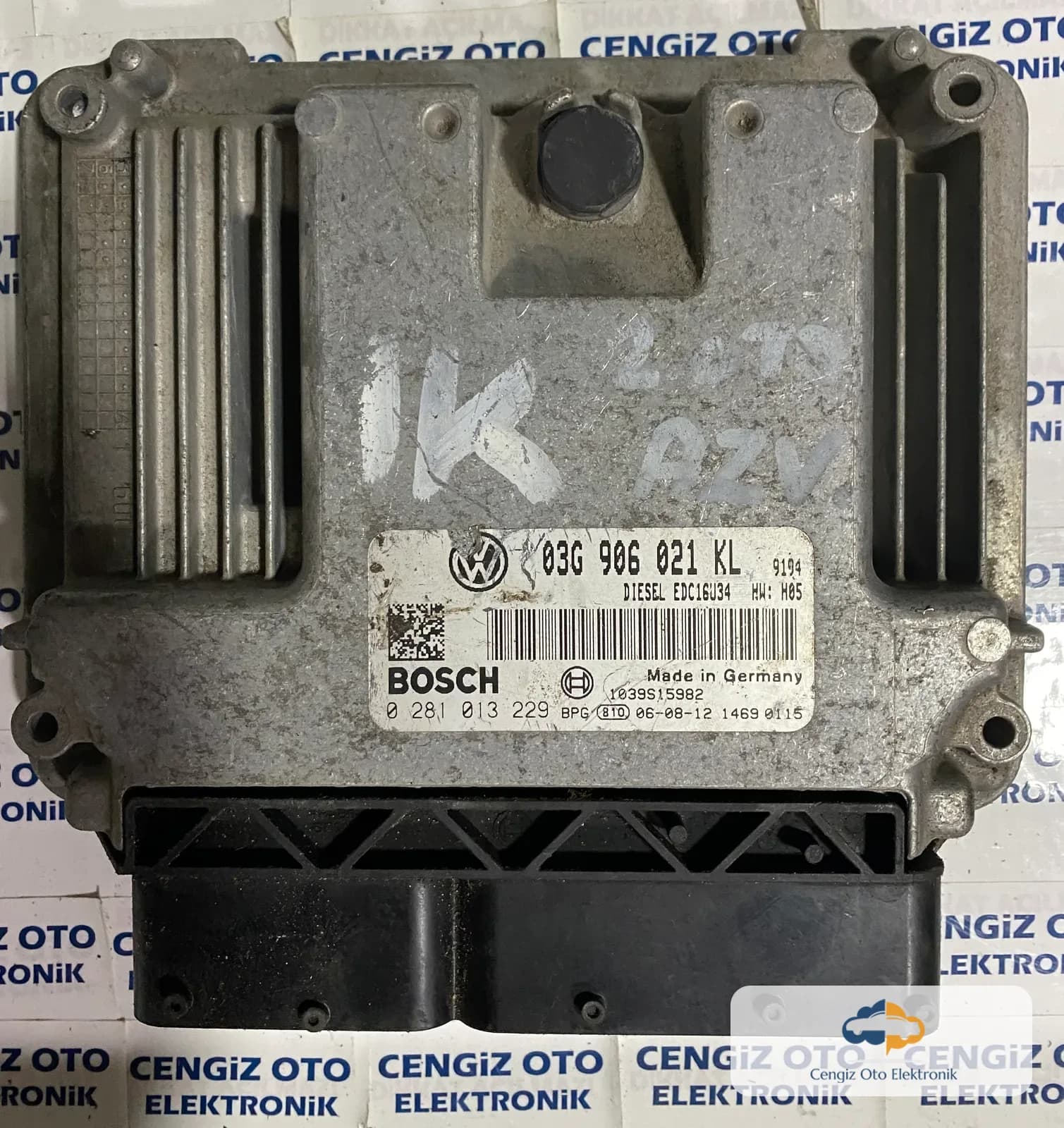 Volkswagen Golf Jetta Motor Beyini - 0281013229 - 0 281 013 229 - 03G 906 021 KL - 03G906021KL