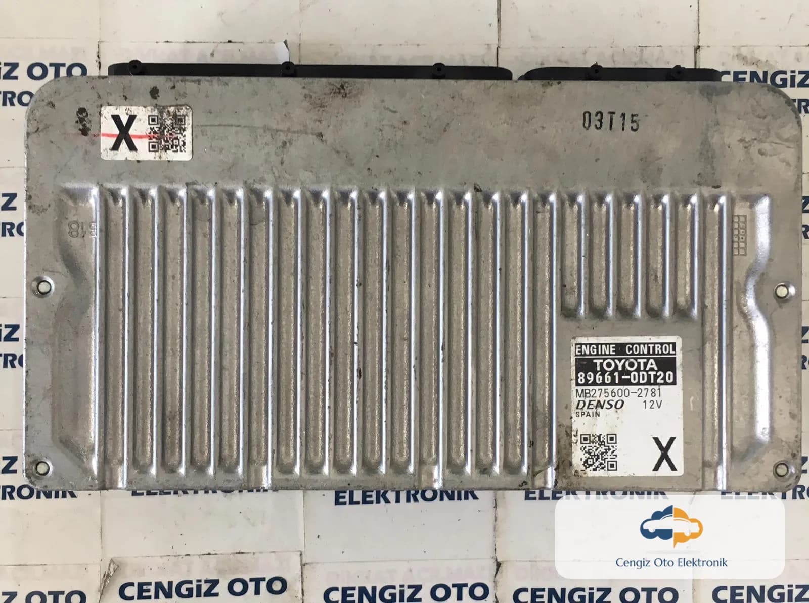 Toyota Yaris Motor Beyini - 896610DT20 - 89661-0DT20 - MB2756002781 - MB275600-2781