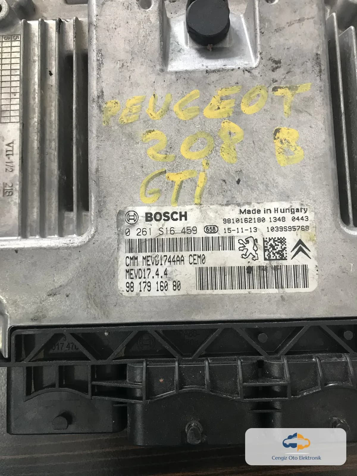 0261S16459 - PEUGEOT 208 308 MOTOR BEYİNİ