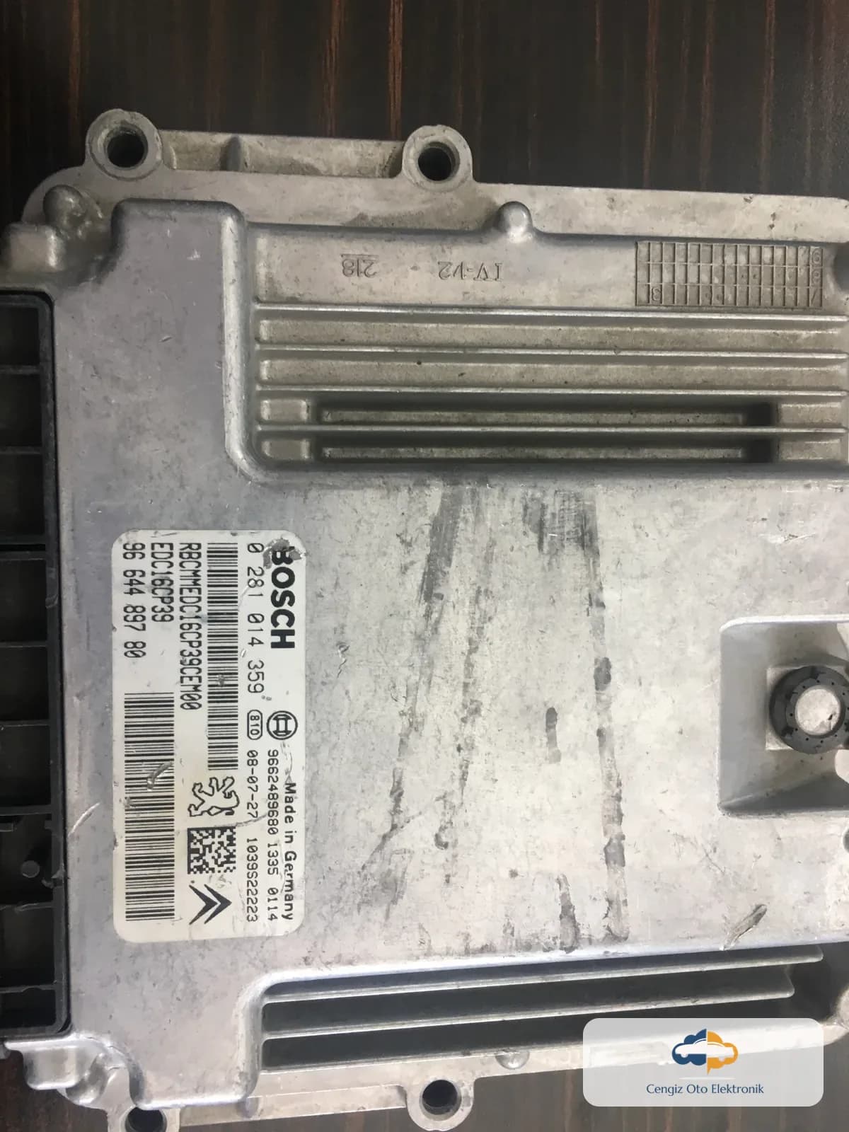 Peugeot 4004 - Citroen 2.2 Motor Beyini - 0281014359 - EDC16CP39 - 9664489780