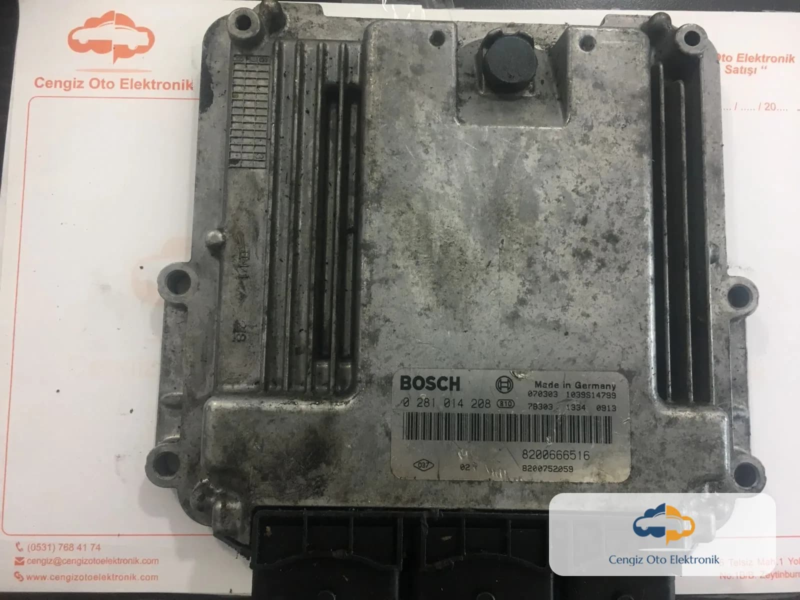 Renault Trafic - Opel Vivaro Motor Beyini - 0281014208 - 8200666516