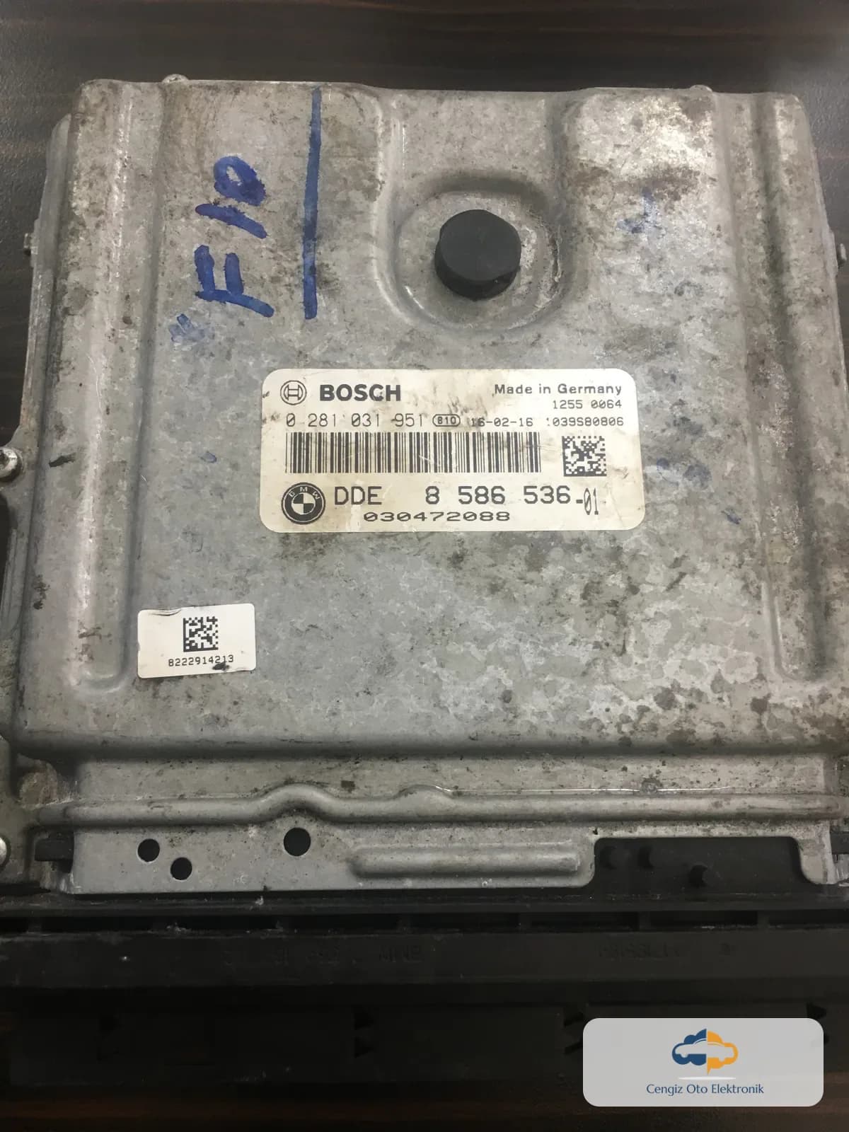 BMW F10 MOTOR BEYİNİ - 0281031951 - DDE8586536