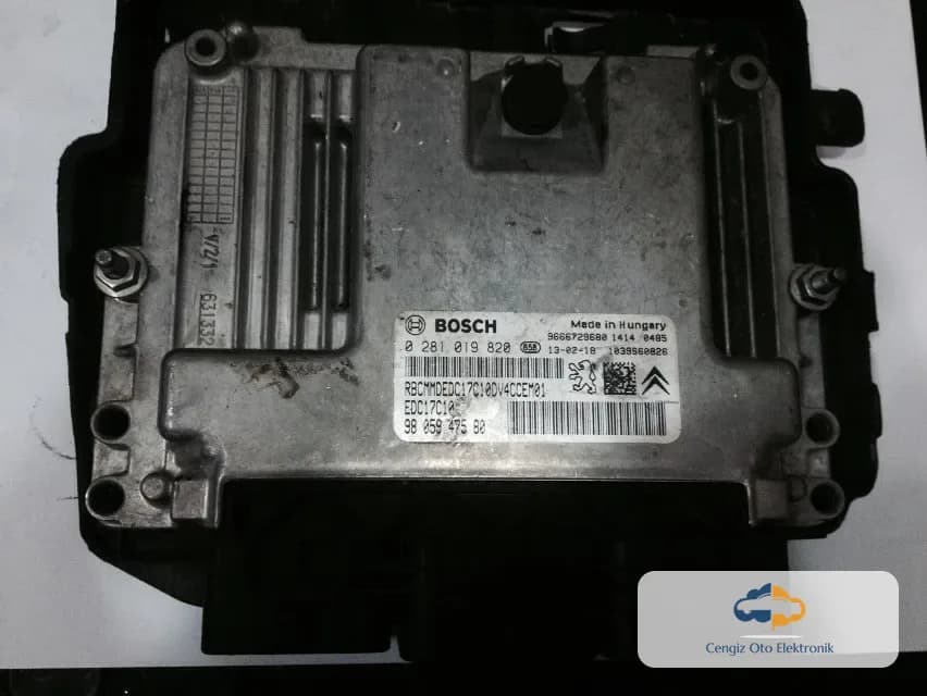 PSA (Peugeot / Citroën) Peugeot 208 I, Citroën C3 II Motor Beyni / Motor Kontrol Ünitesi (ECU / ECM) - 0281019820