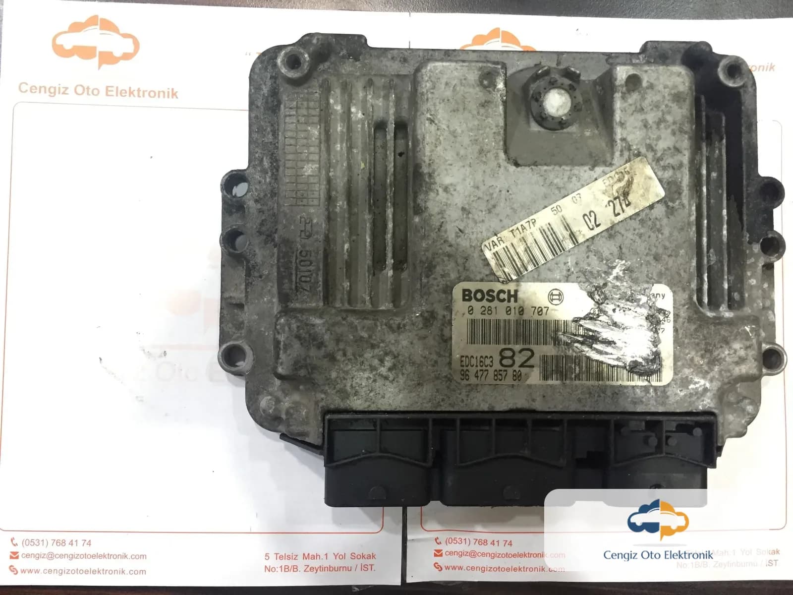 Peugeot 206 1.4 - 0281010707 - EDC16C3 - 9647785780