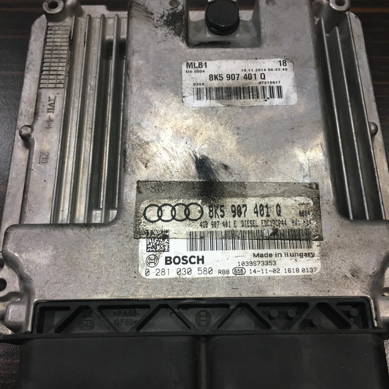 Audi Q5 Motor Beyini - 0281030580 - 8K5907401Q - 4G0907401E - EDC17CP44